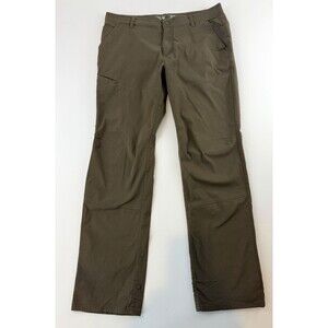 Mountain Hardwear Men’s 36x32 Brown Convertible Hiking Pants Outdoor Trail